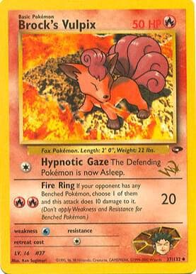 Brocks Vulpix W Stamped
