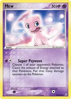Mew 111 110 Non Holo DVD Promo