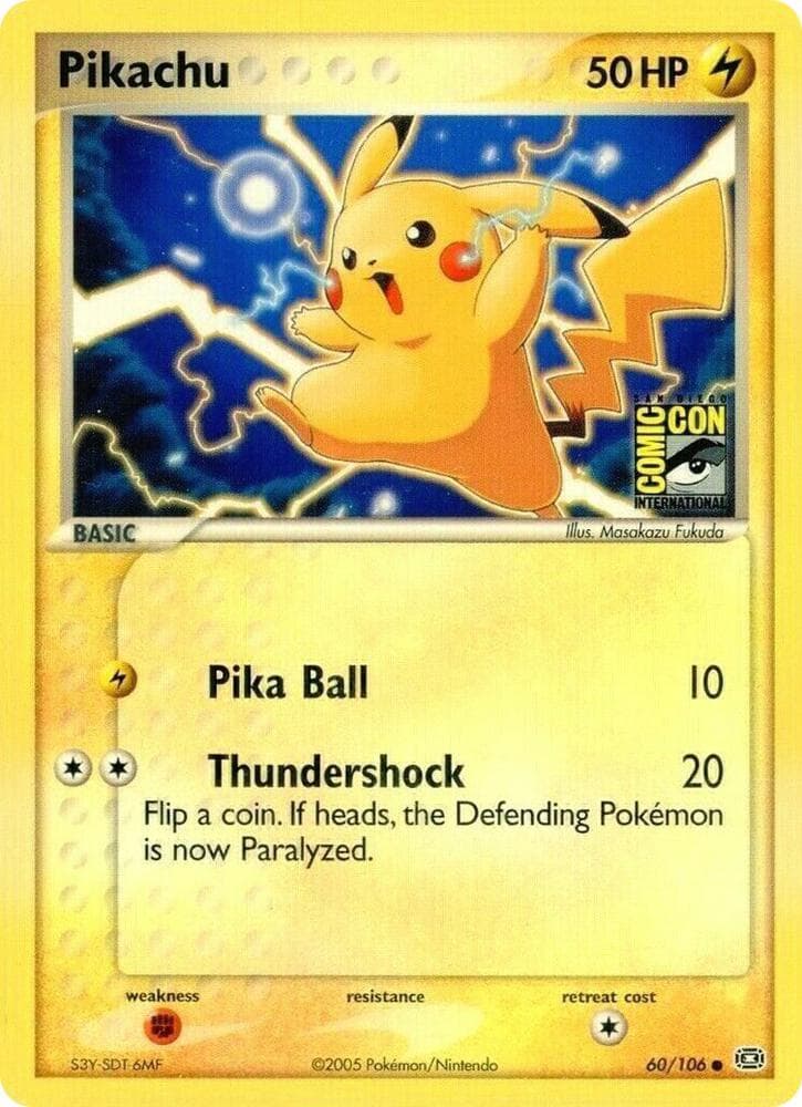 Pikachu 60 106 SDCC 2005