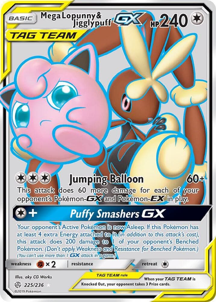 Mega Lopunny & Jigglypuff GX Full Art