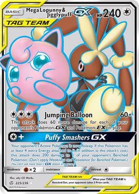 Mega Lopunny and Jigglypuff GX Full Art