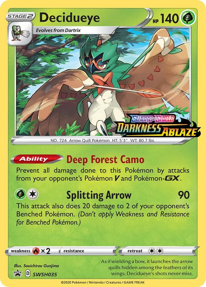 Decidueye SWSH035 Prerelease