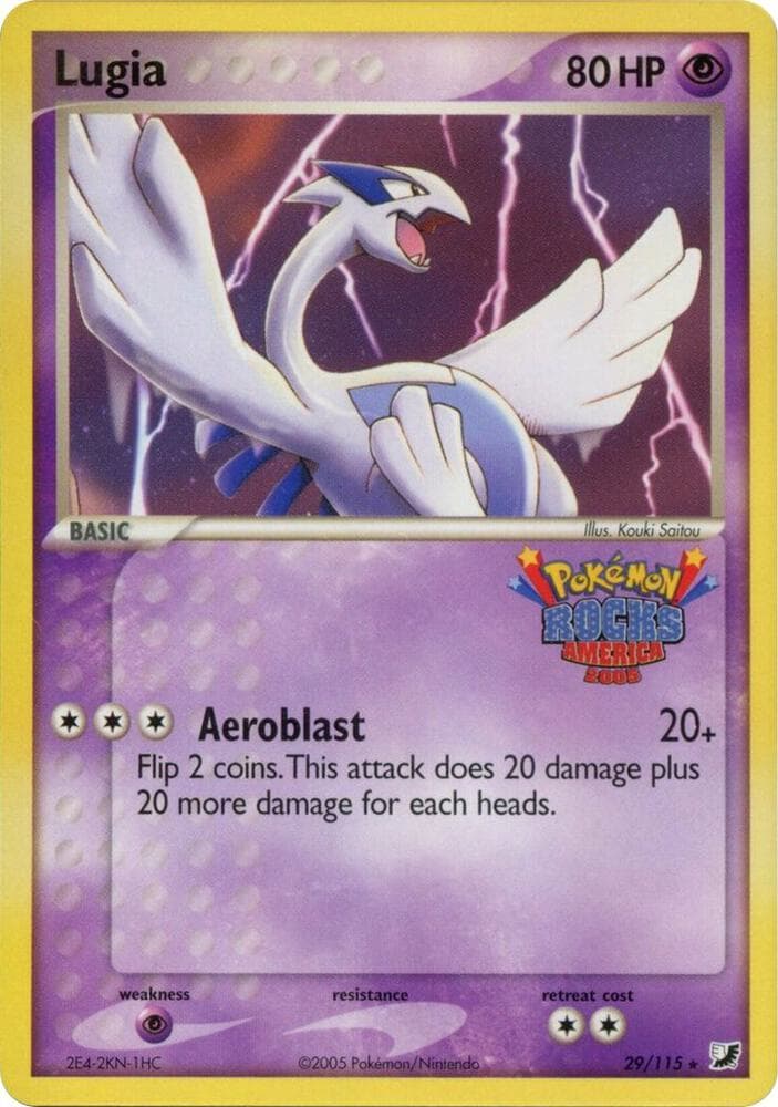 Lugia 29 115 Pokemon Rocks America