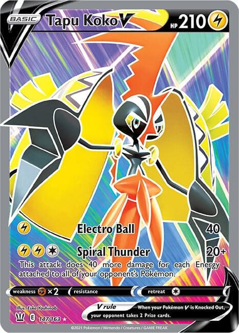 Tapu Koko V Full Art