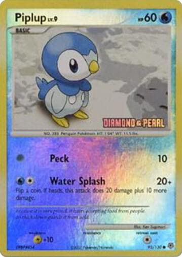 Piplup 93 130 Diamond and Pearl