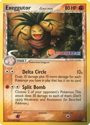 Exeggutor Delta Species 41 110 Prerelease