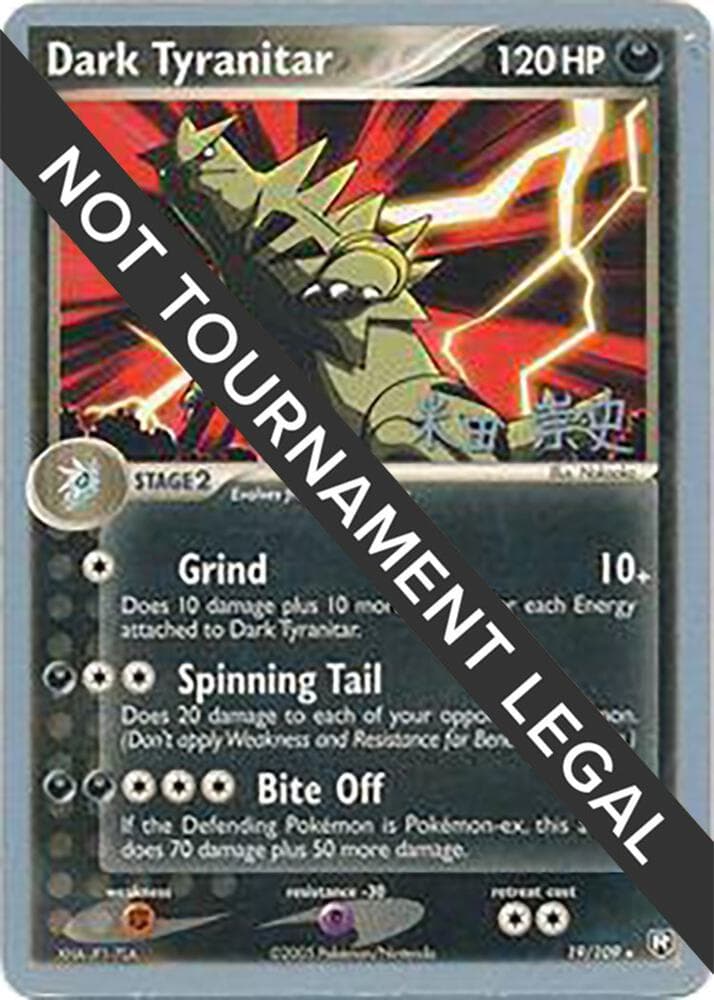 Dark Tyranitar 19 2005 Takashi Yoneda