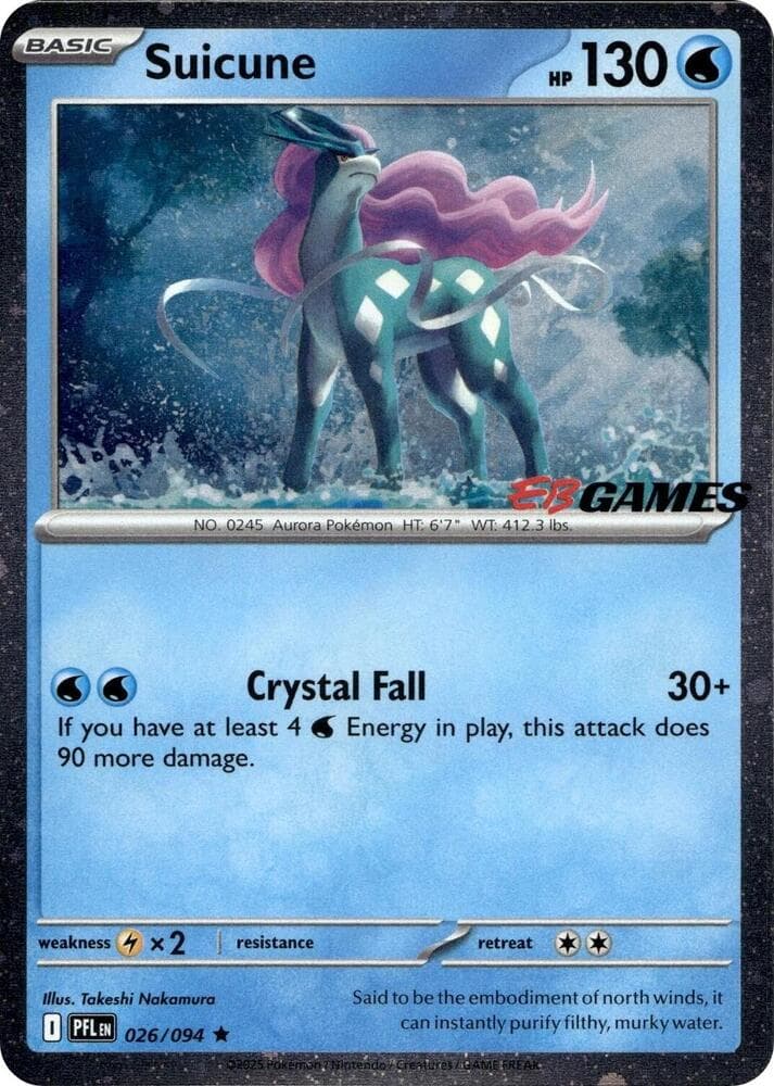 Suicune EB Games Exclusive