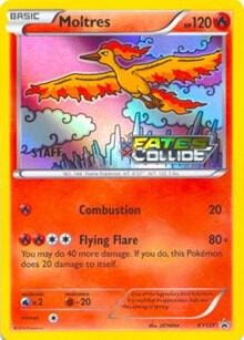 Moltres XY127 Prerelease Staff