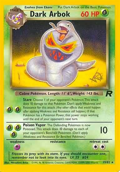 Dark Arbok W Stamped