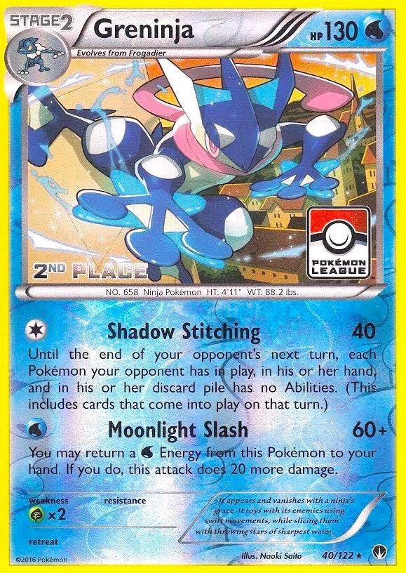 Greninja 40 122 League 2nd Place
