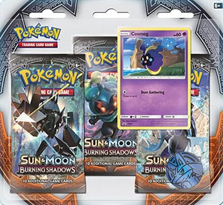 Burning Shadows 3 Pack Blister Cosmog