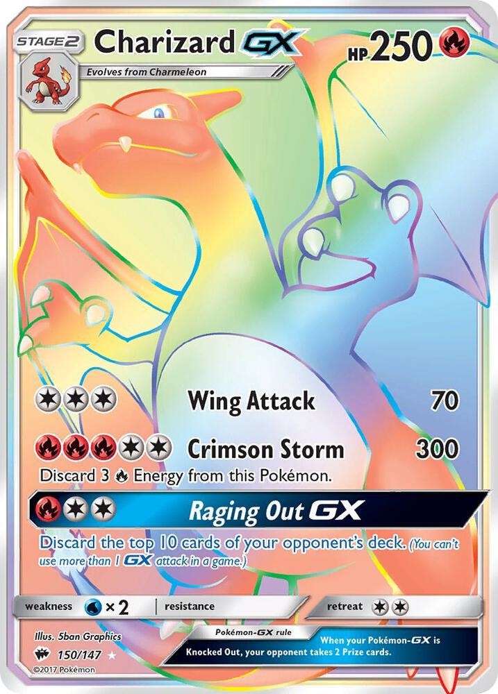 Charizard GX Secret