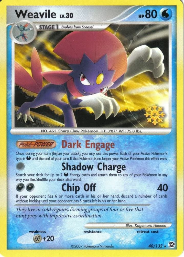 Weavile 40 132