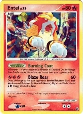 Entei 4 132 Cracked Ice Holo