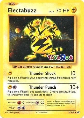 Electabuzz 41 108 Toys R Us Promo
