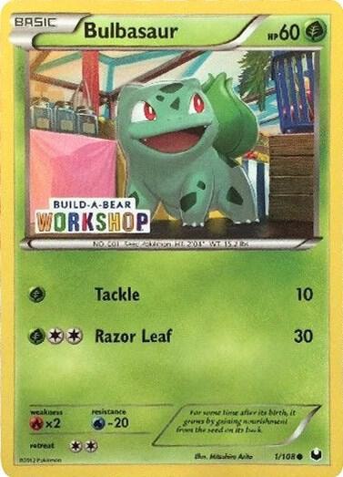 Bulbasaur 1 108 Build A Bear Workshop Exclusive