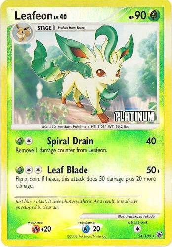 Leafeon 24 100 Platinum