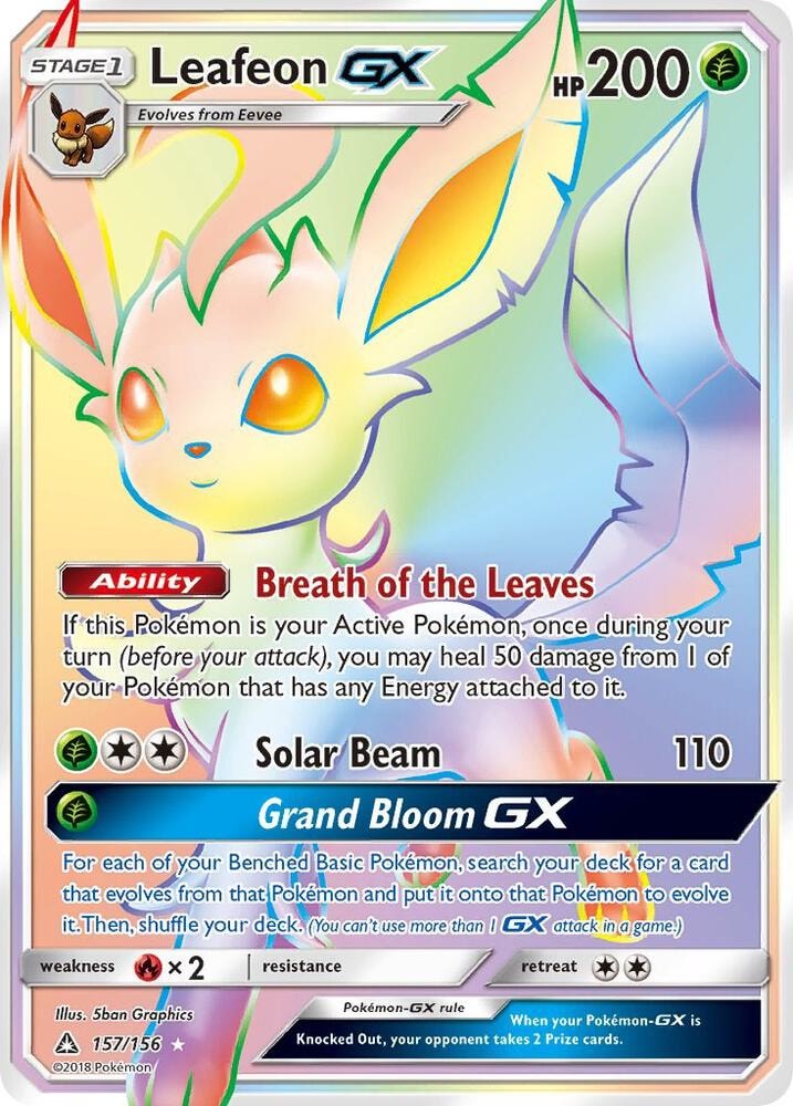 Leafeon GX Secret Rare