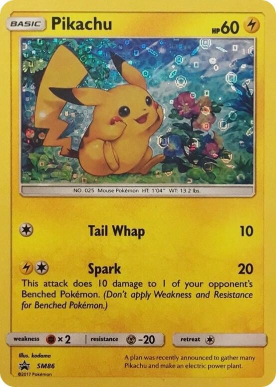 Pikachu SM86 General Mills Promo