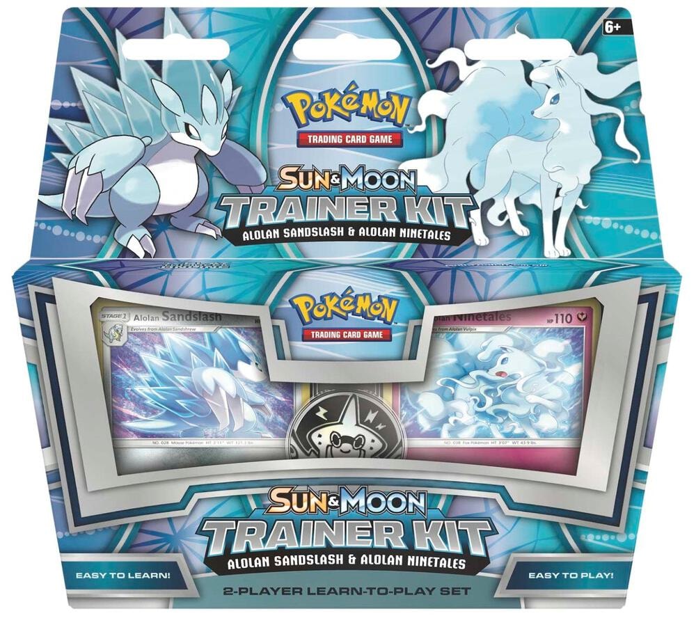 Sun and Moon Trainer Kit Alolan Sandslash and Alolan Ninetales