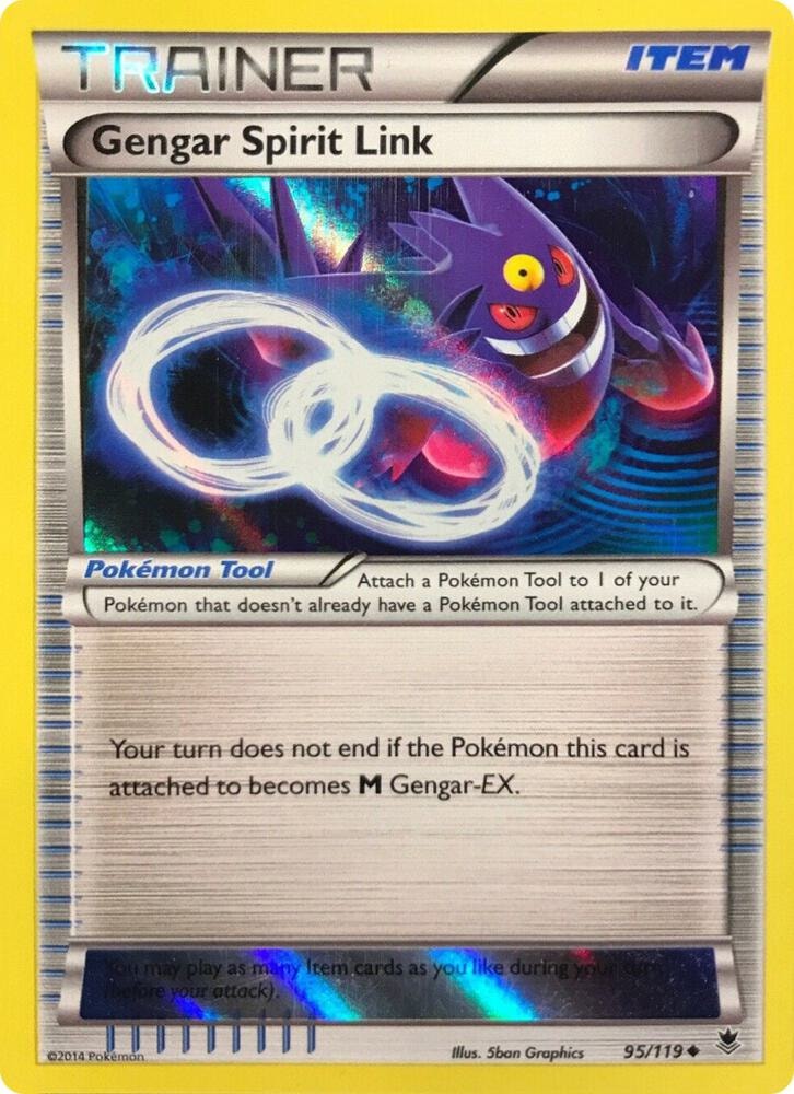 Gengar Spirit Link 95 119 Alternate Holo Gamestop Exclusive