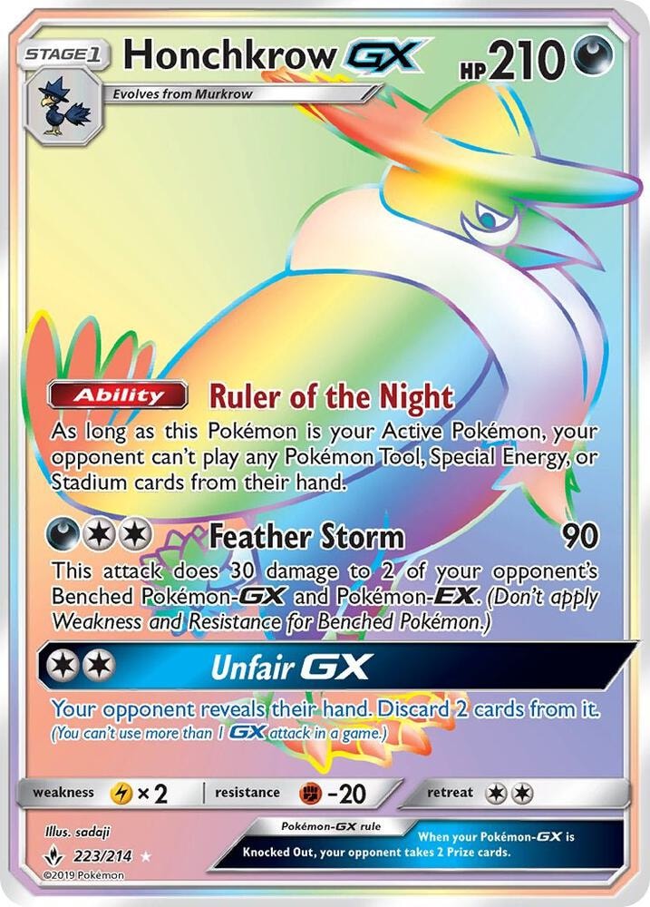 Honchkrow GX Secret