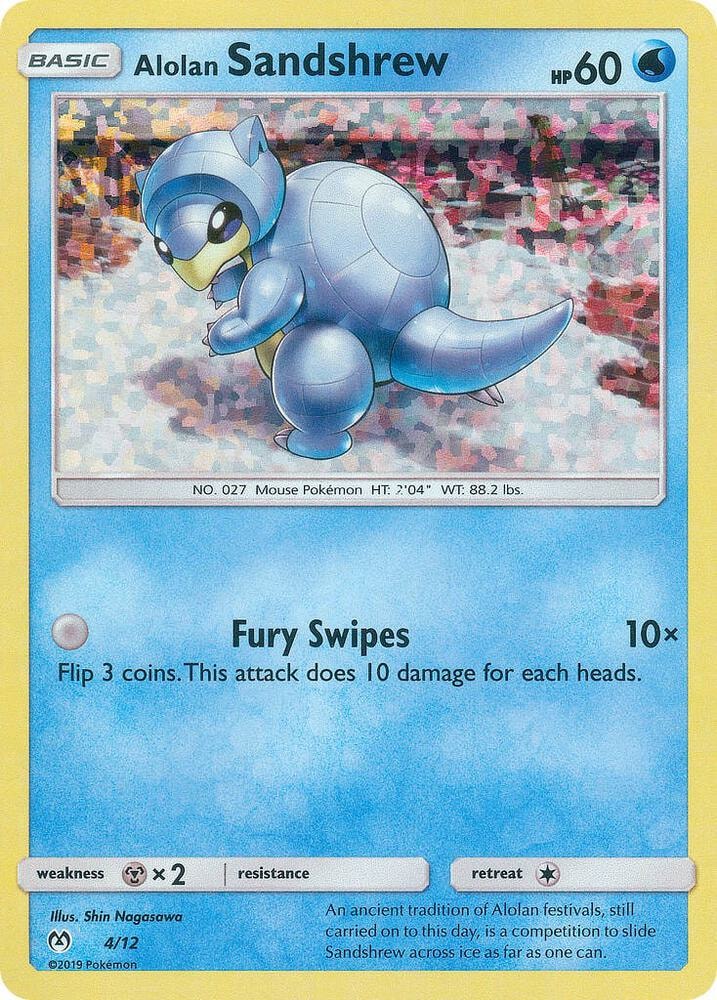 Alolan Sandshrew 4 12