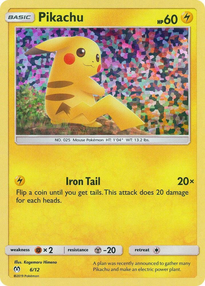 Pikachu 6 12