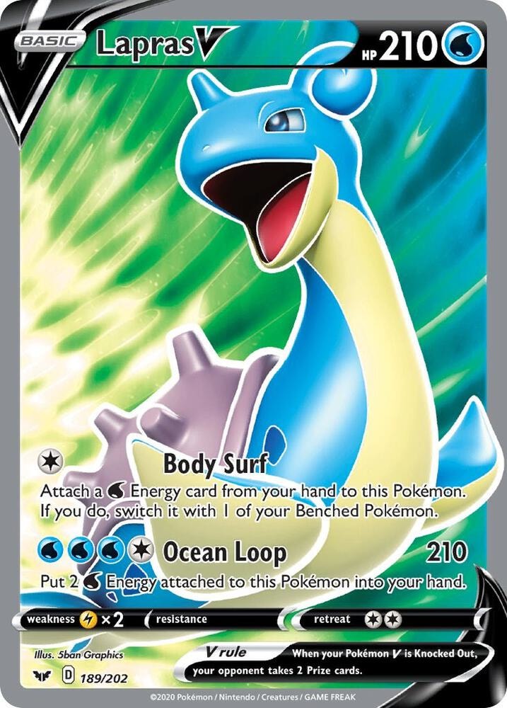 Lapras V Full Art