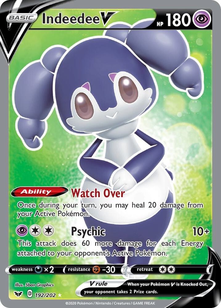 Indeedee V Full Art