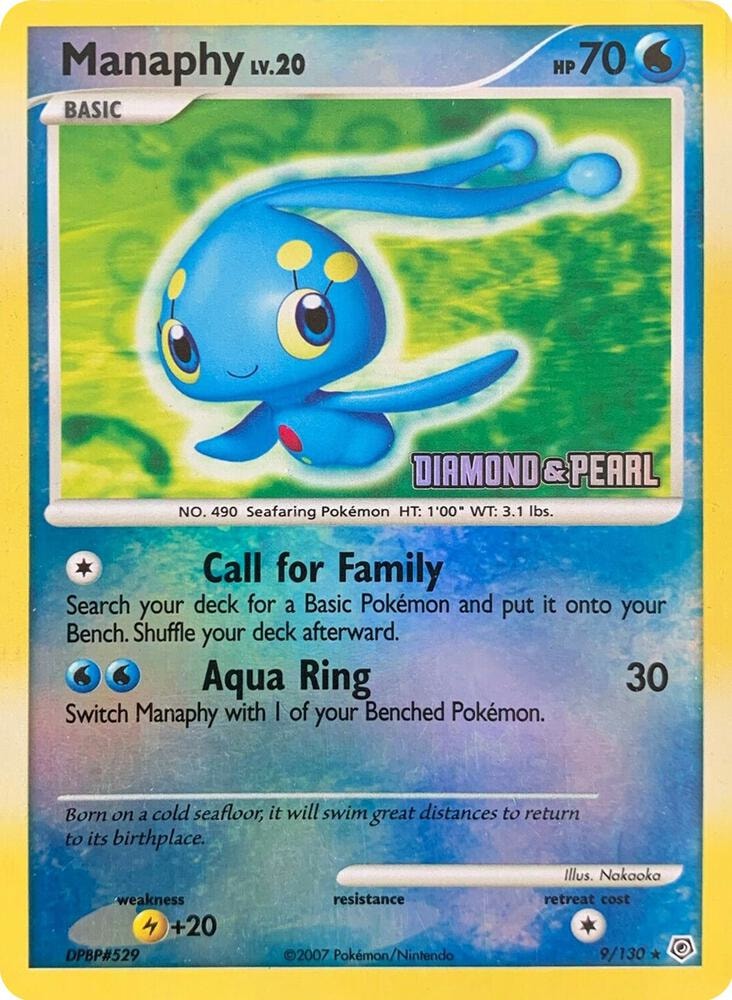 Manaphy 9 130 Diamond & Pearl