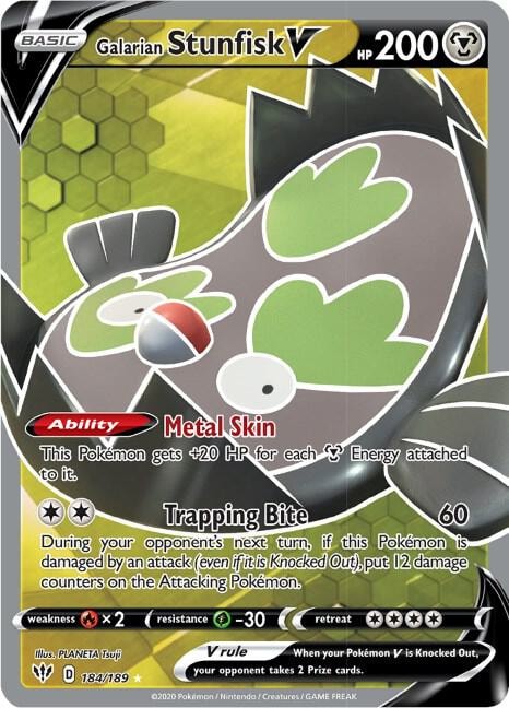 Galarian Stunfisk V Full Art