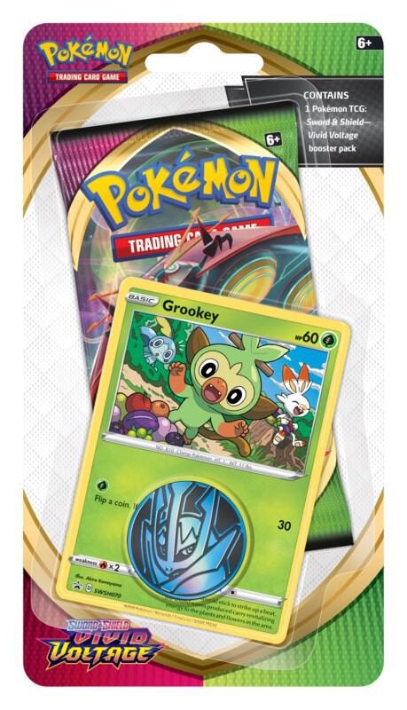 Vivid Voltage Single Pack Blister Grookey