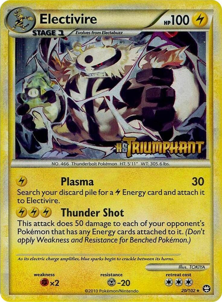Electivire 20 102 Prerelease