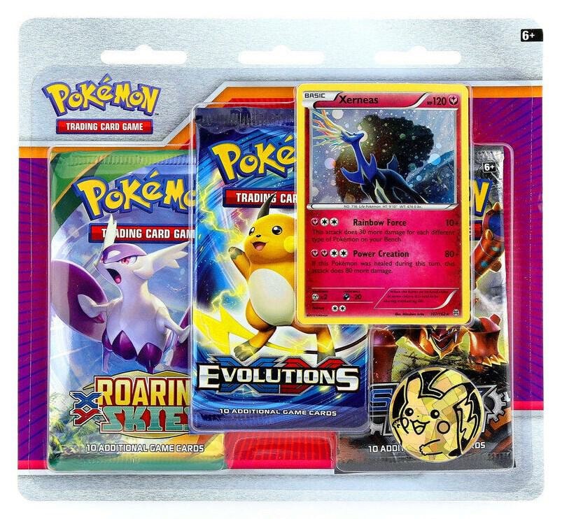 XY 3 Pack Blister Xerneas