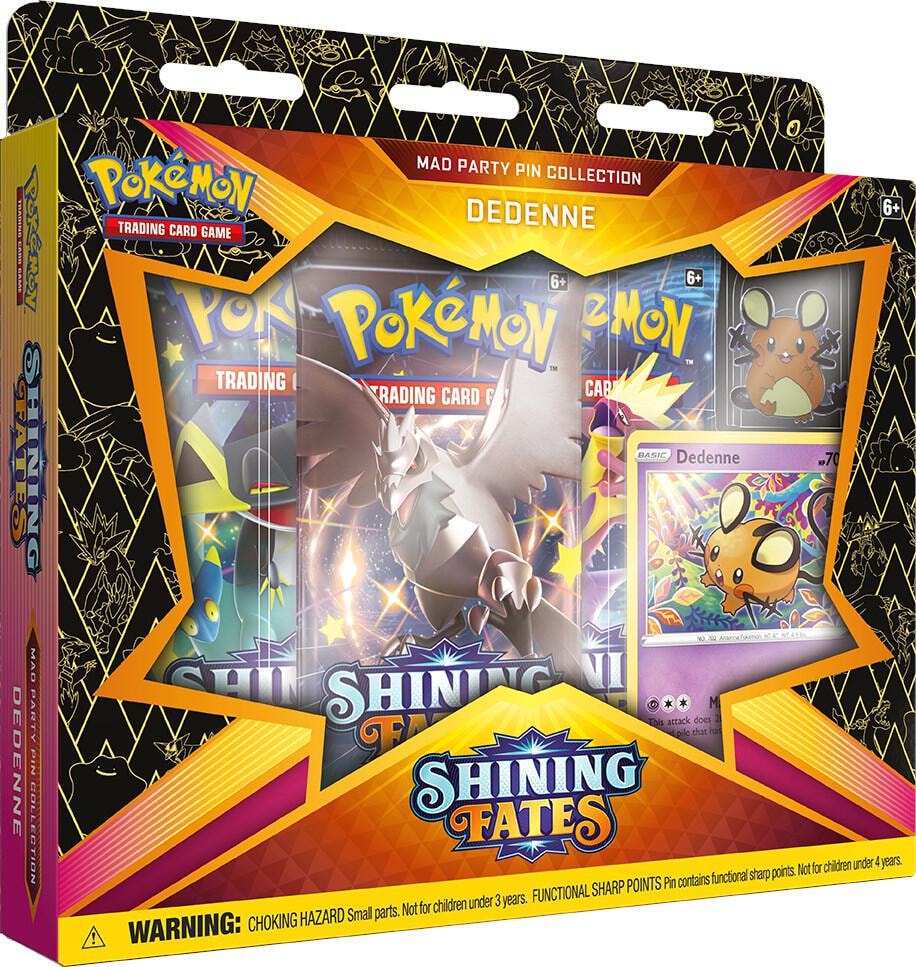 Shining Fates Mad Party Pin Collection Dedenne