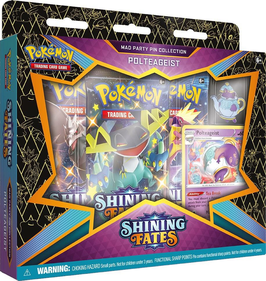 Shining Fates Mad Party Pin Collection Polteageist