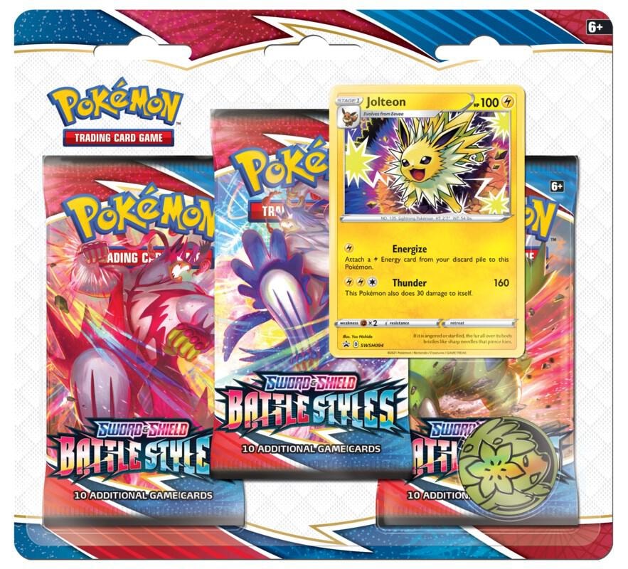 Battle Styles 3 Pack Blister Jolteon