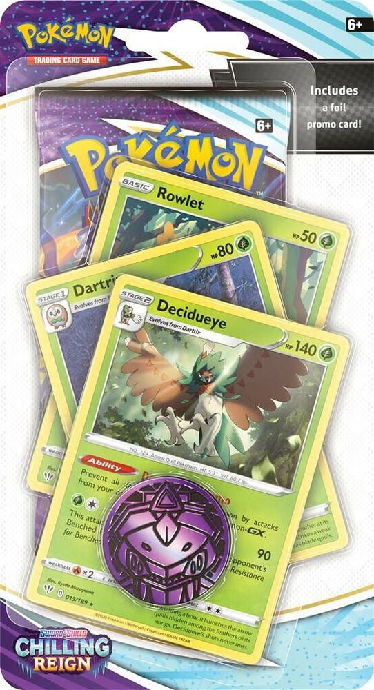 Chilling Reign Premium Checklane Blister Decidueye