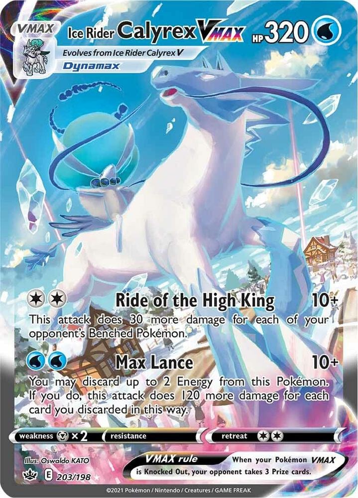 Ice Rider Calyrex VMAX Alternate Art Secret