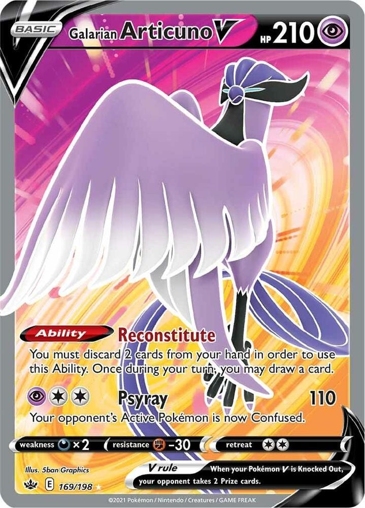 Galarian Articuno V Full Art
