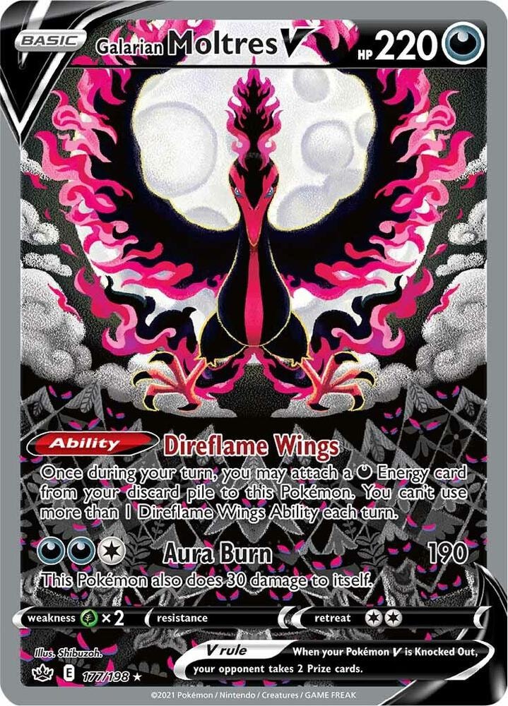 Galarian Moltres V Alternate Full Art