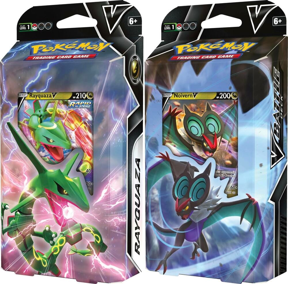 Rayquaza V Noivern V Battle Decks Set of 2