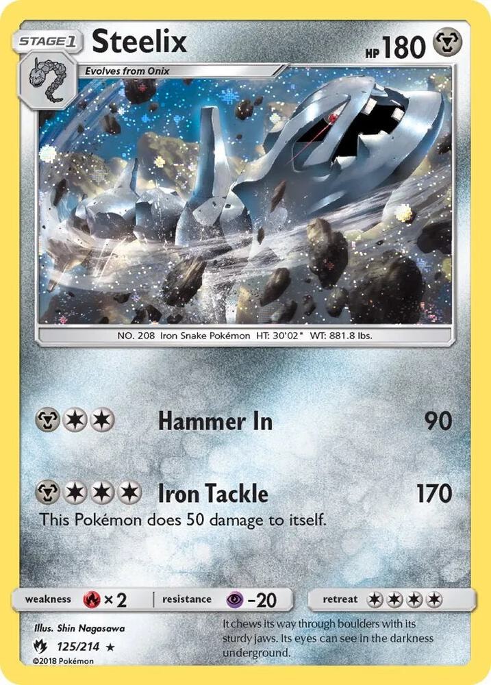 Steelix 125 214 Cosmos Holo