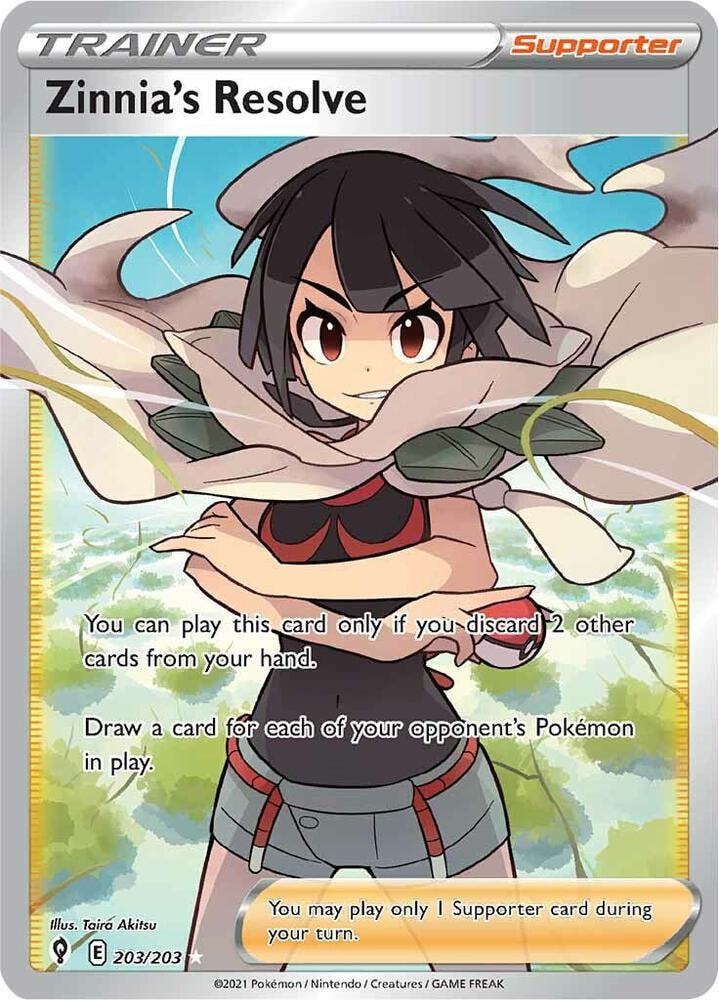 Zinnias Resolve Full Art