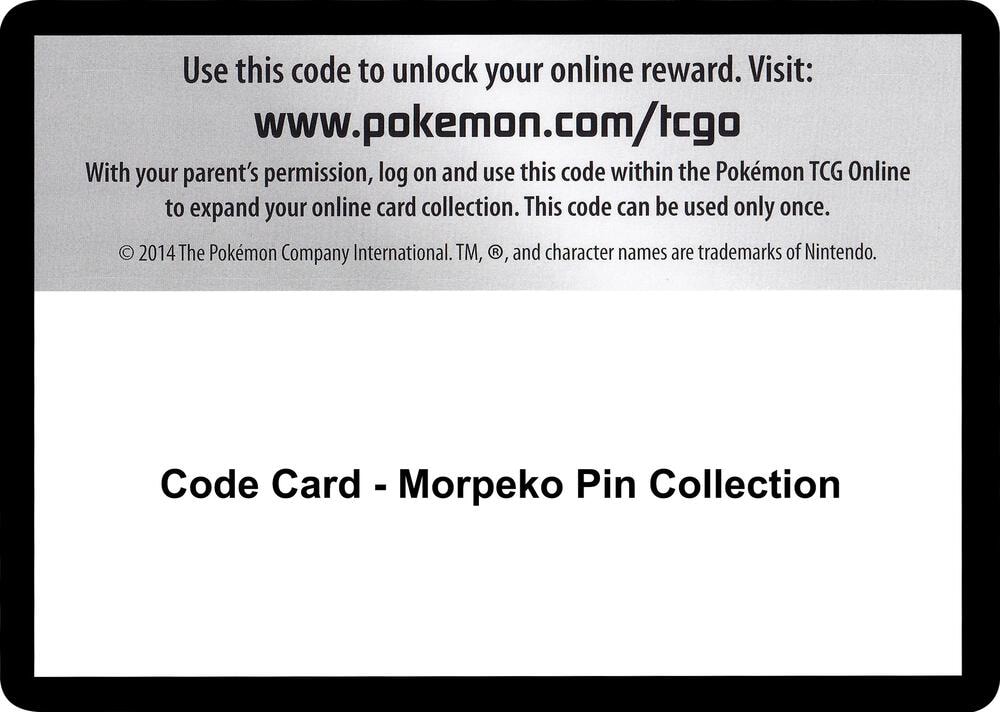 Code Card Morpeko Pin Collection