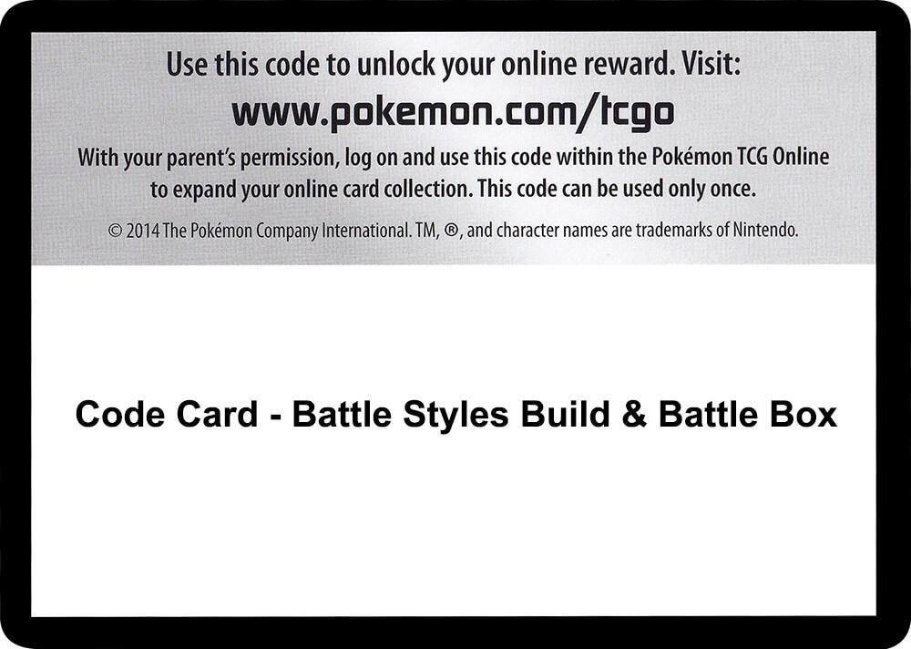 Code Card Battle Styles Build and Battle Box