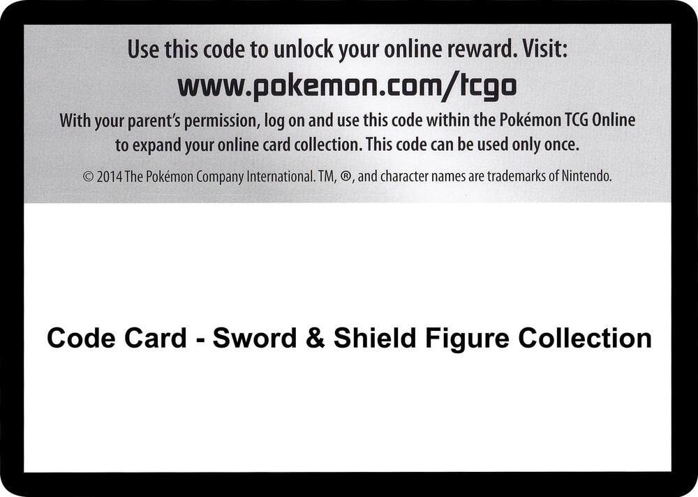 Code Card Sword and Shield Figure Collection