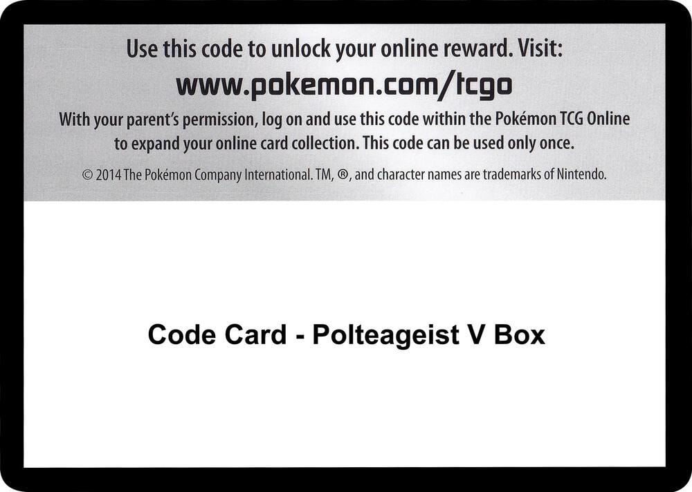 Code Card Polteageist V Box
